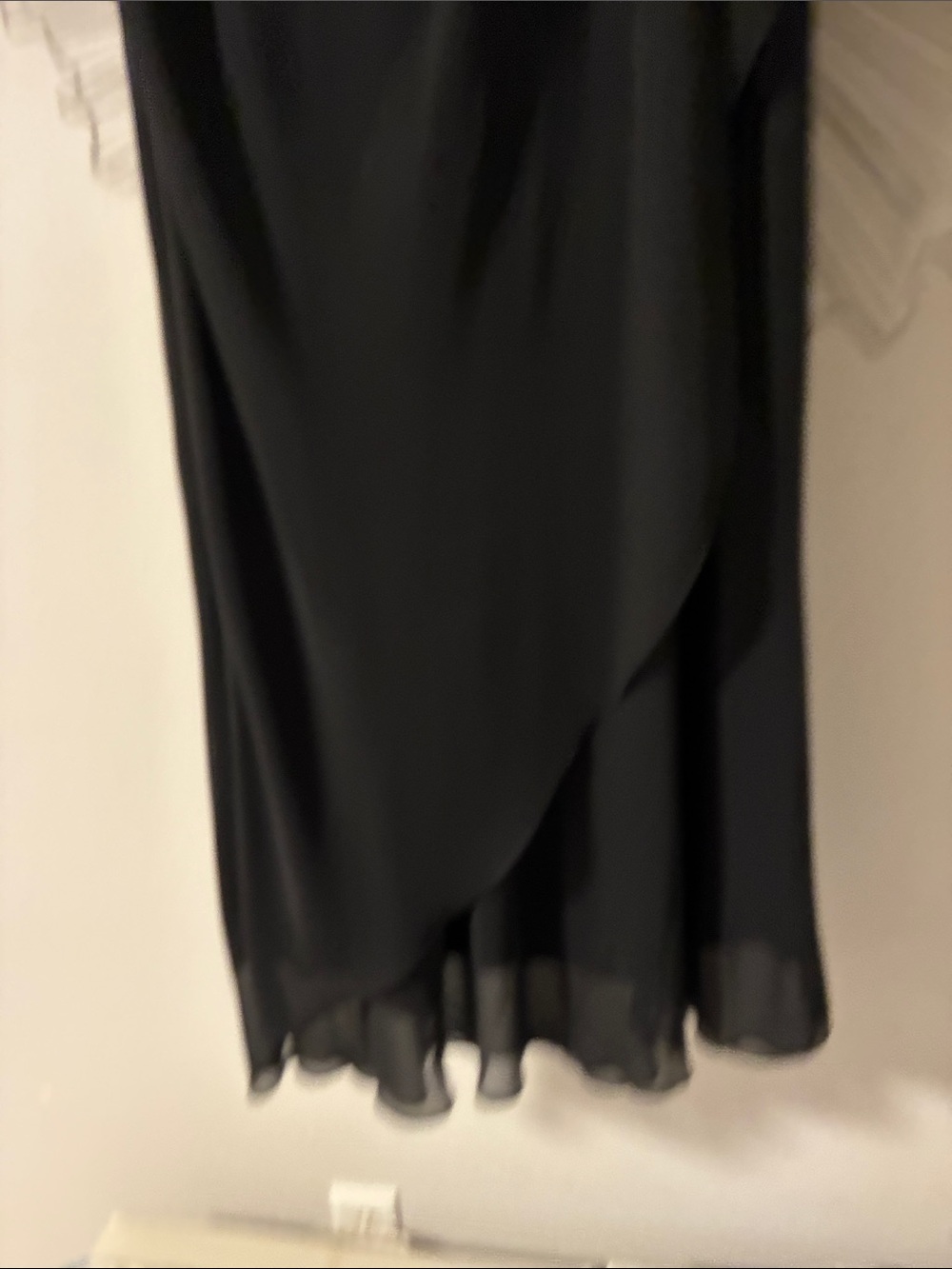 Alex Evening Formal Full Length Black Skirt Size L - Picture 4 of 8